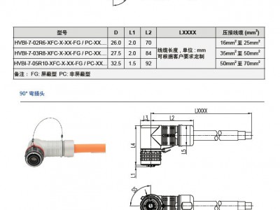 安費(fèi)諾高壓大電流連接器HVSL1200082B195圖片2